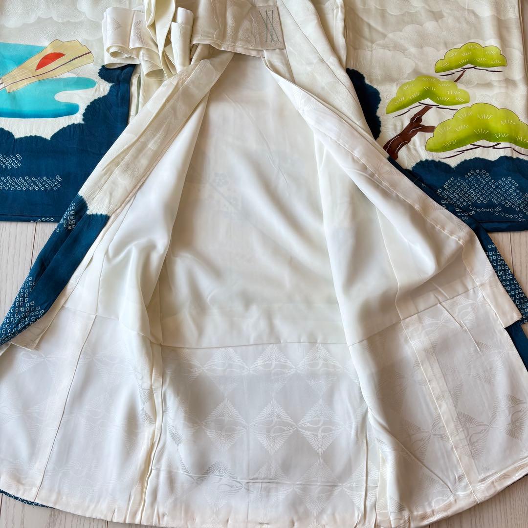 七五三 着物　産着　男の子　美品　襦袢付き