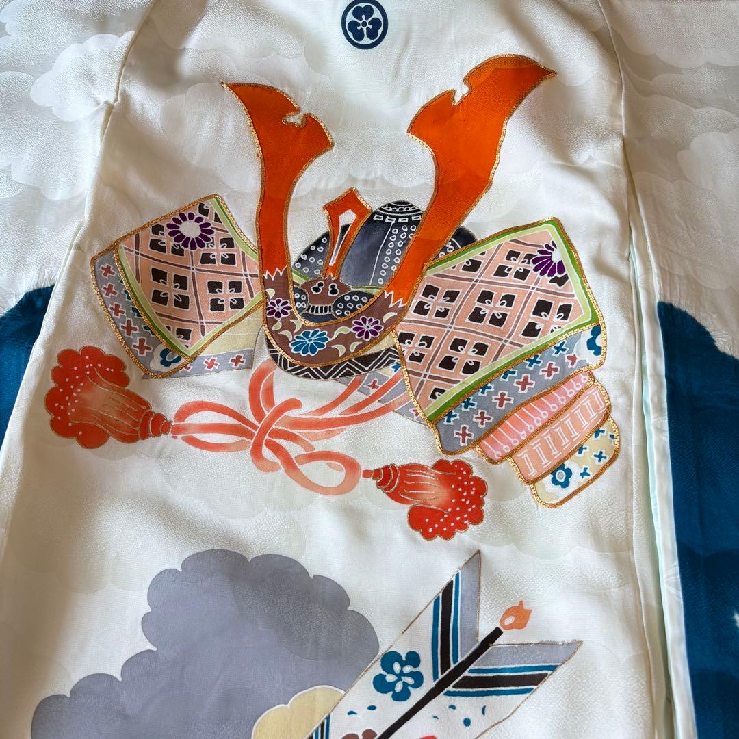 七五三 着物　産着　男の子　美品　襦袢付き