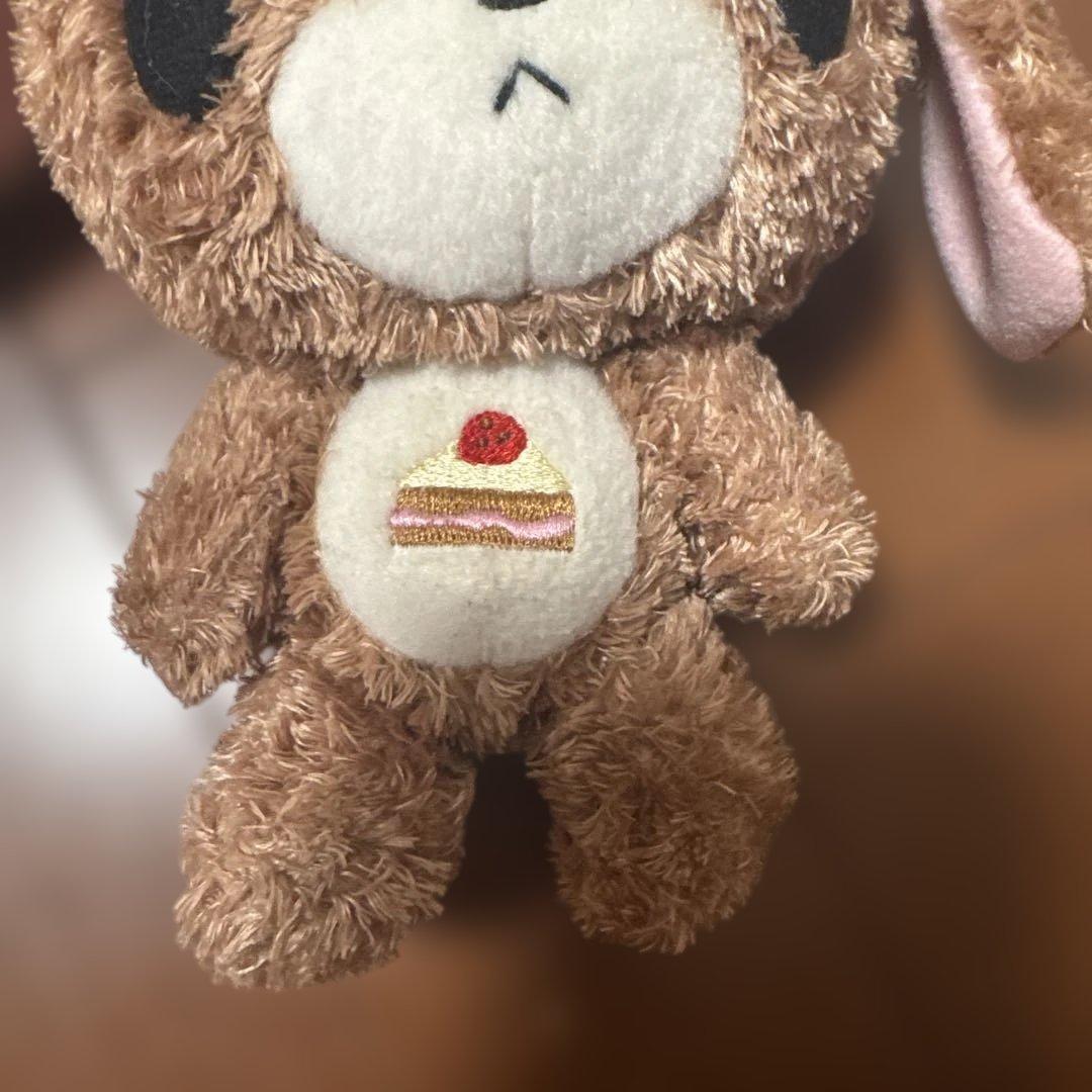 サンリオシュガーバニーズ くろうさ ケーキ 刺繍 ぬいぐるみ