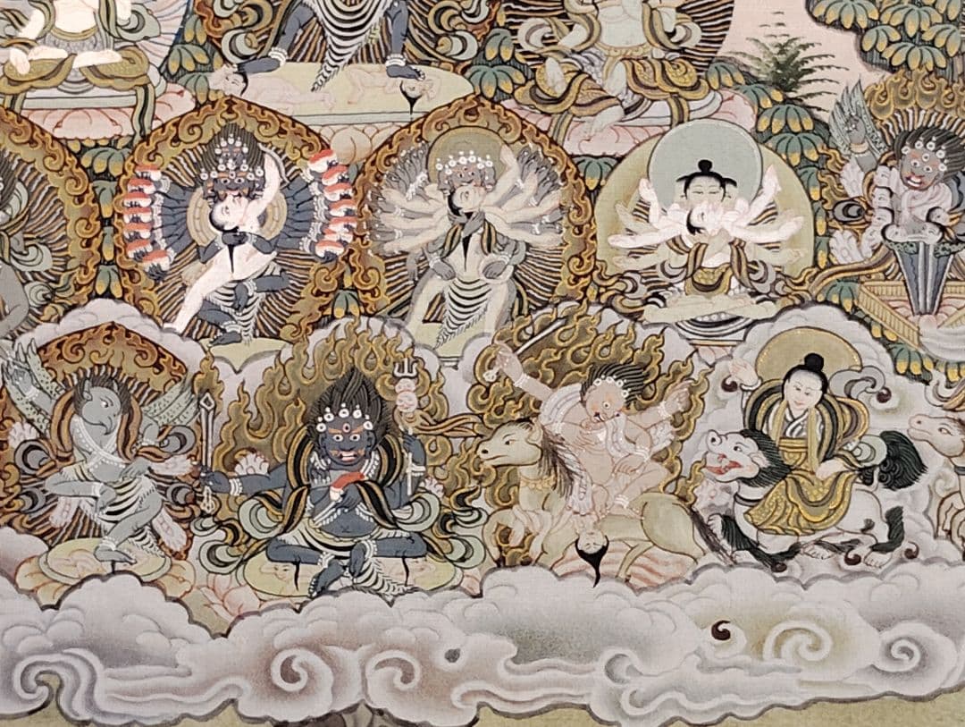 集会樹 絵画 手描き 仏画