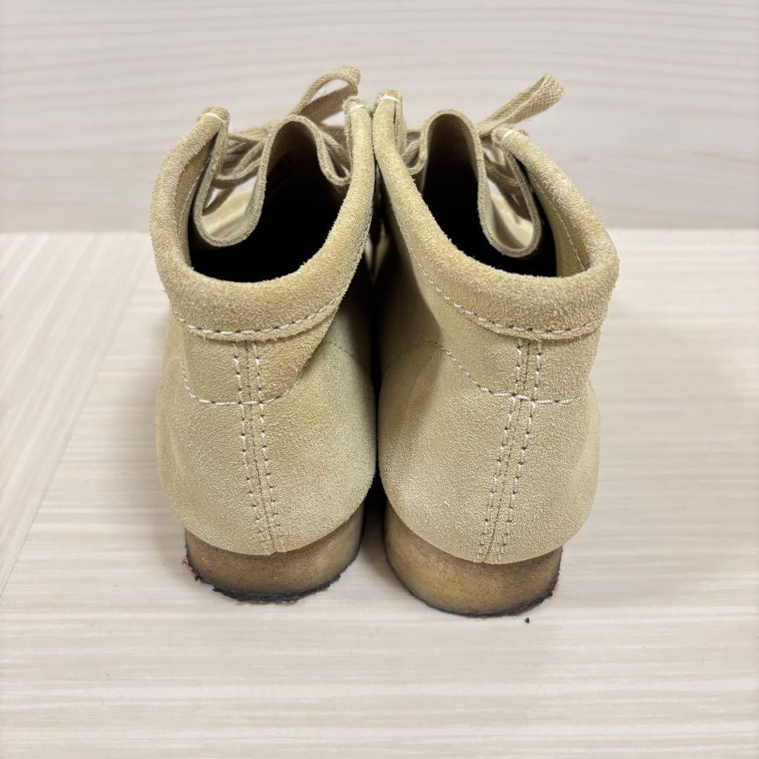 【美品】クラークス ワラビー メープル 25センチ　付属品　新品紐付き