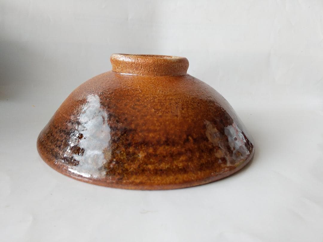 伊賀焼 三田窯 山椒洞 谷本洋 作 茶碗 共箱 共布 栞 茶道具 抹茶碗 新品