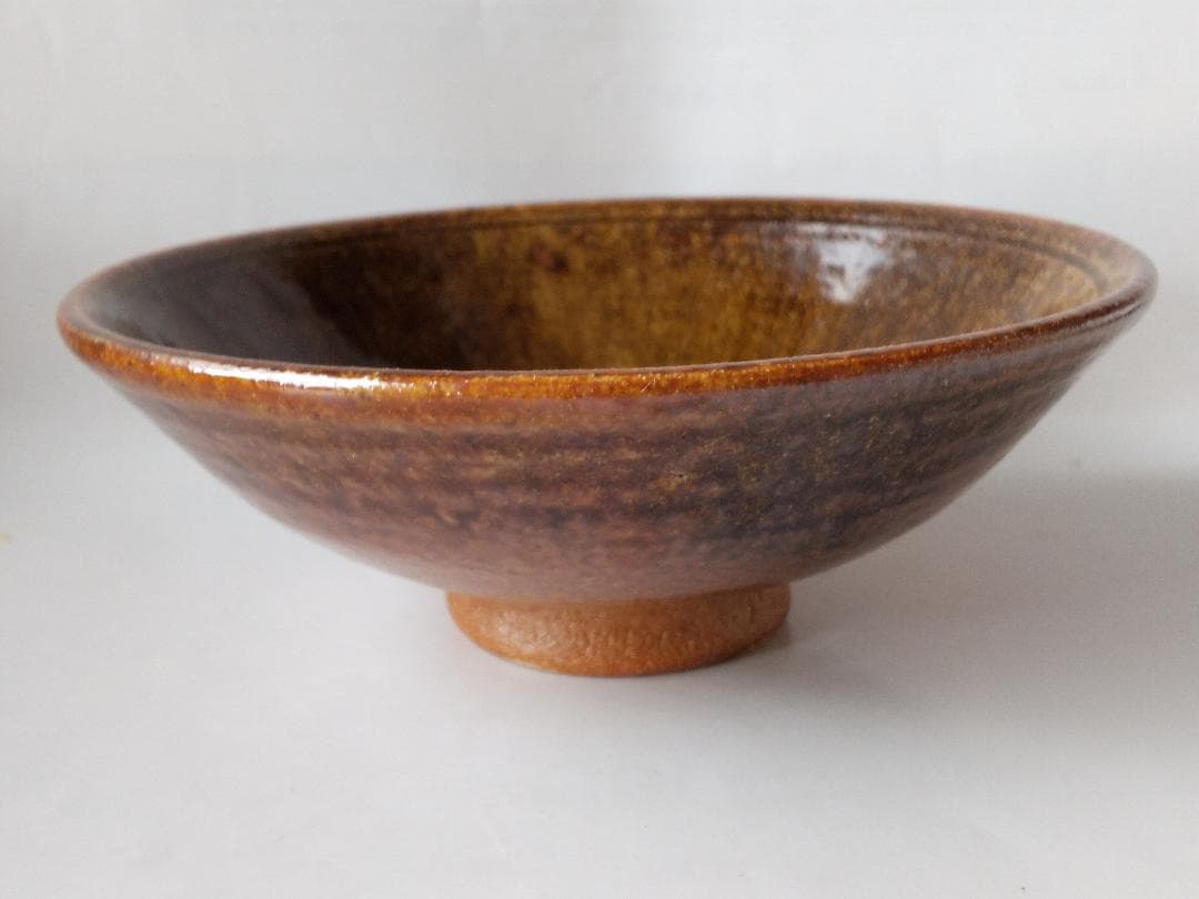 伊賀焼 三田窯 山椒洞 谷本洋 作 茶碗 共箱 共布 栞 茶道具 抹茶碗 新品