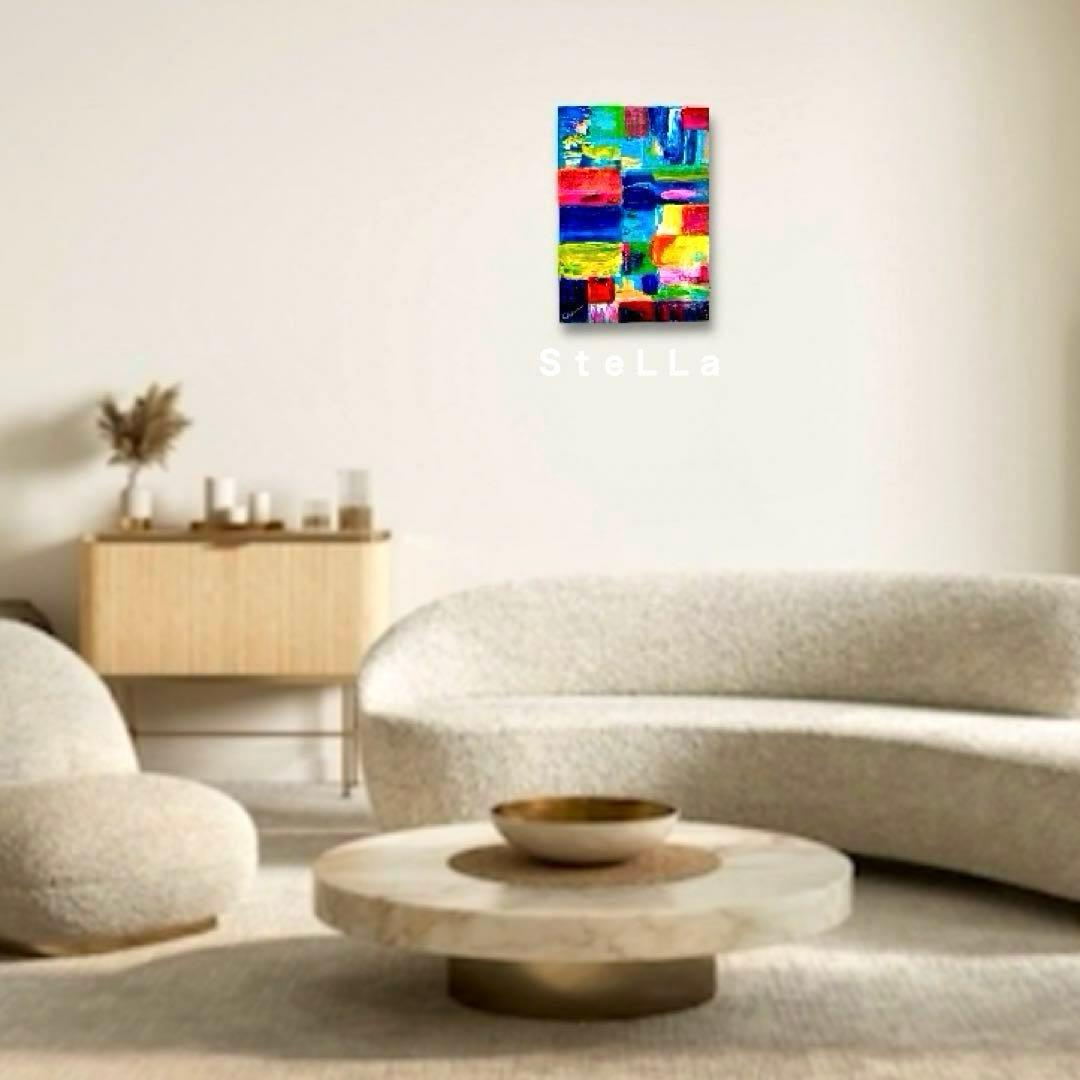 現代アート　北欧アート　カラフル　ビビッド　お祝い　玄関　リビング　絵画　店舗