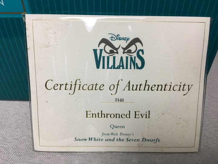 wdcc白雪姫enthroned evil 女王　魔女