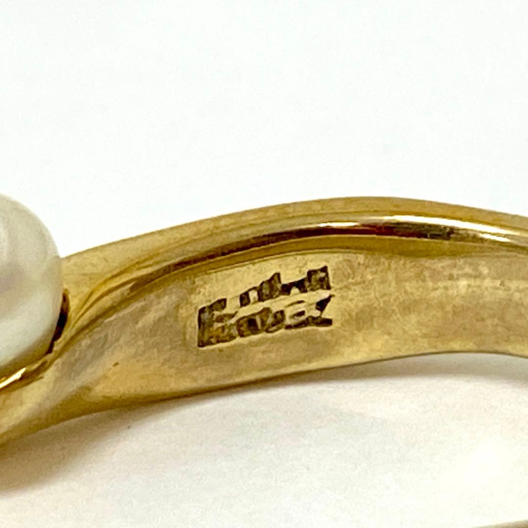 E186 HERNAN HERDEZ ダブルフィンガー リング ゴールド 真鍮