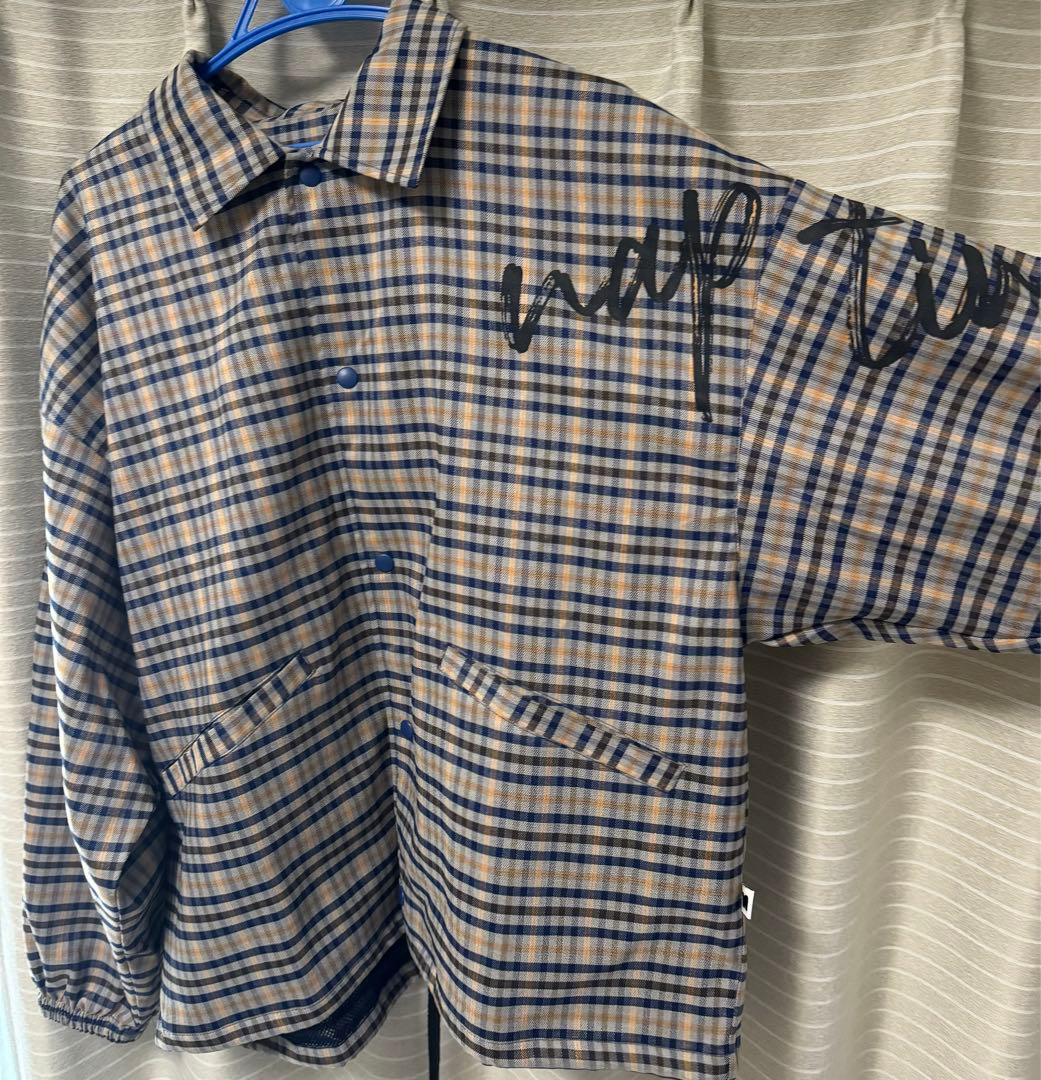 Naptime チェック柄コーチジャケット