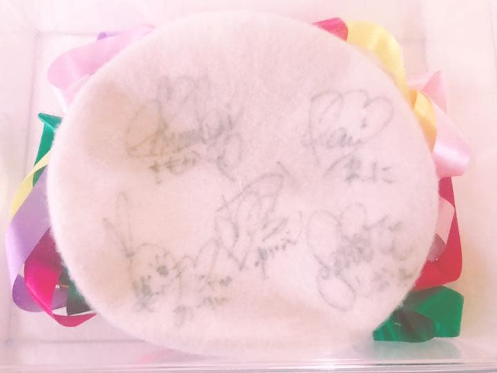 ももいろクローバーZ オンライン サイン入りホワイトベレー ももいろ