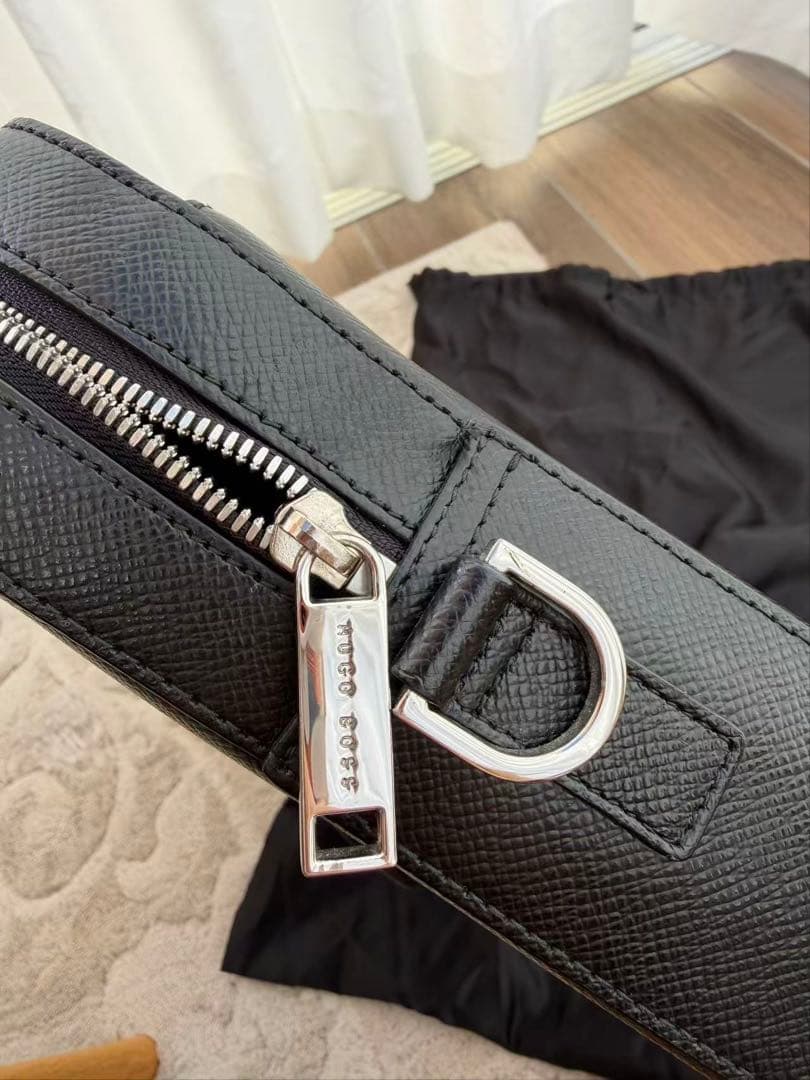 HUGO BOSS ブラック メンズビジネスバッグ