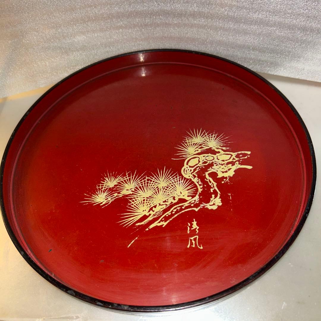 【昭和レトロ】和盆5枚セット