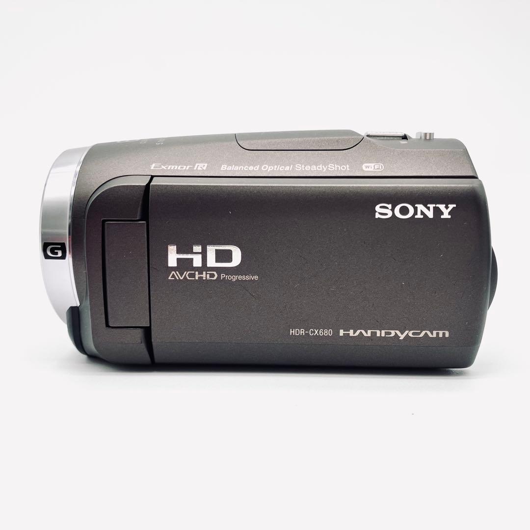 Wi-Fi対応♪ SONY HDR-CX680 ブラウン