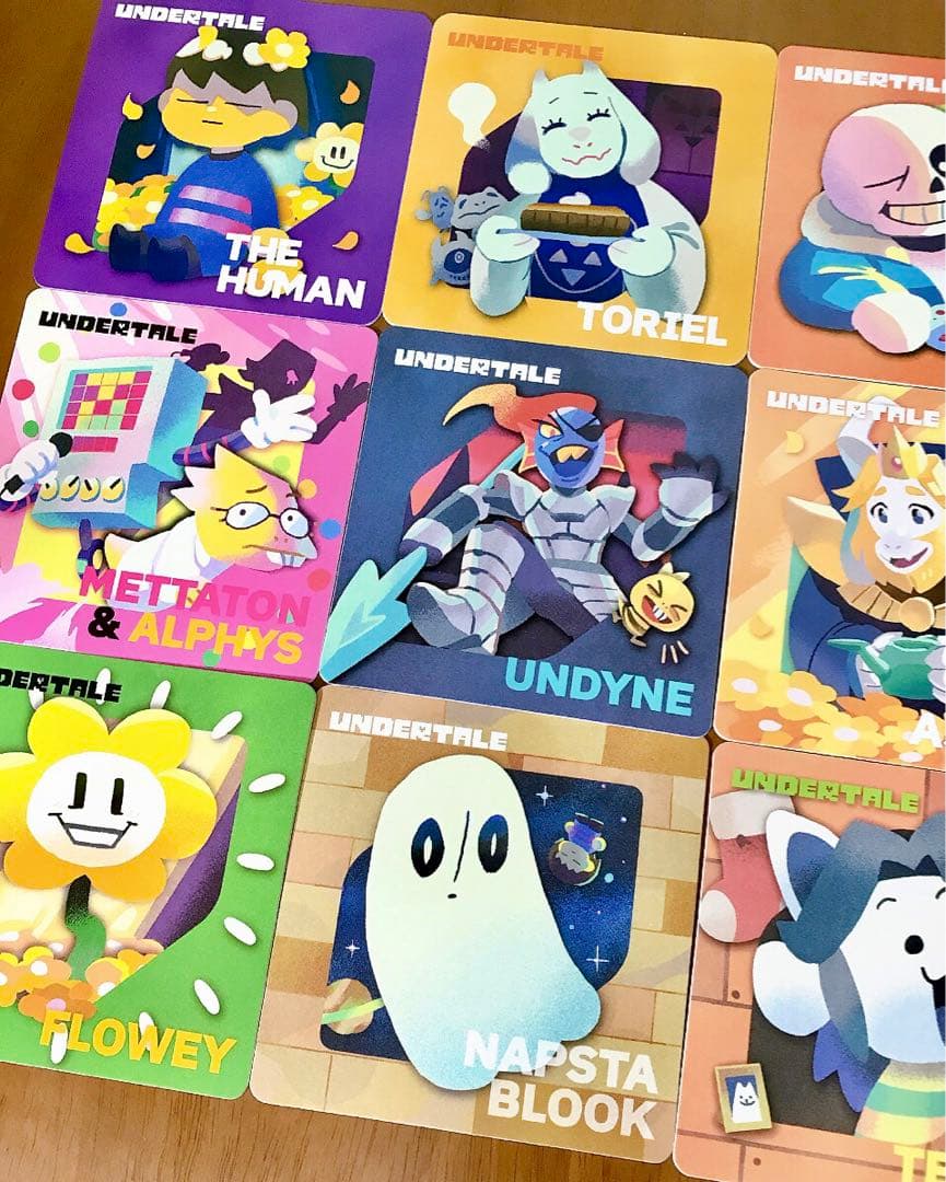 ゲーマー焼き GiGO渋谷 undertale アンテ コースター 12枚セット