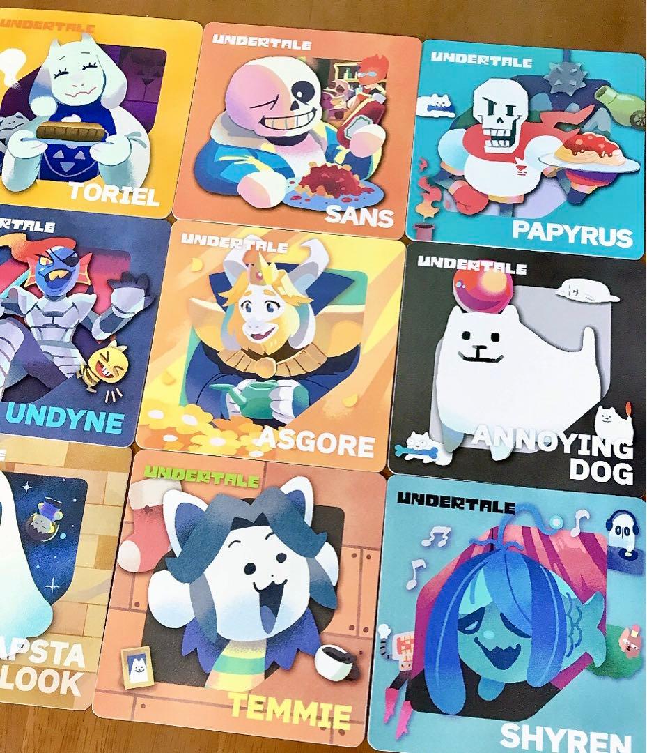 ゲーマー焼き GiGO渋谷 undertale アンテ コースター 12枚セット