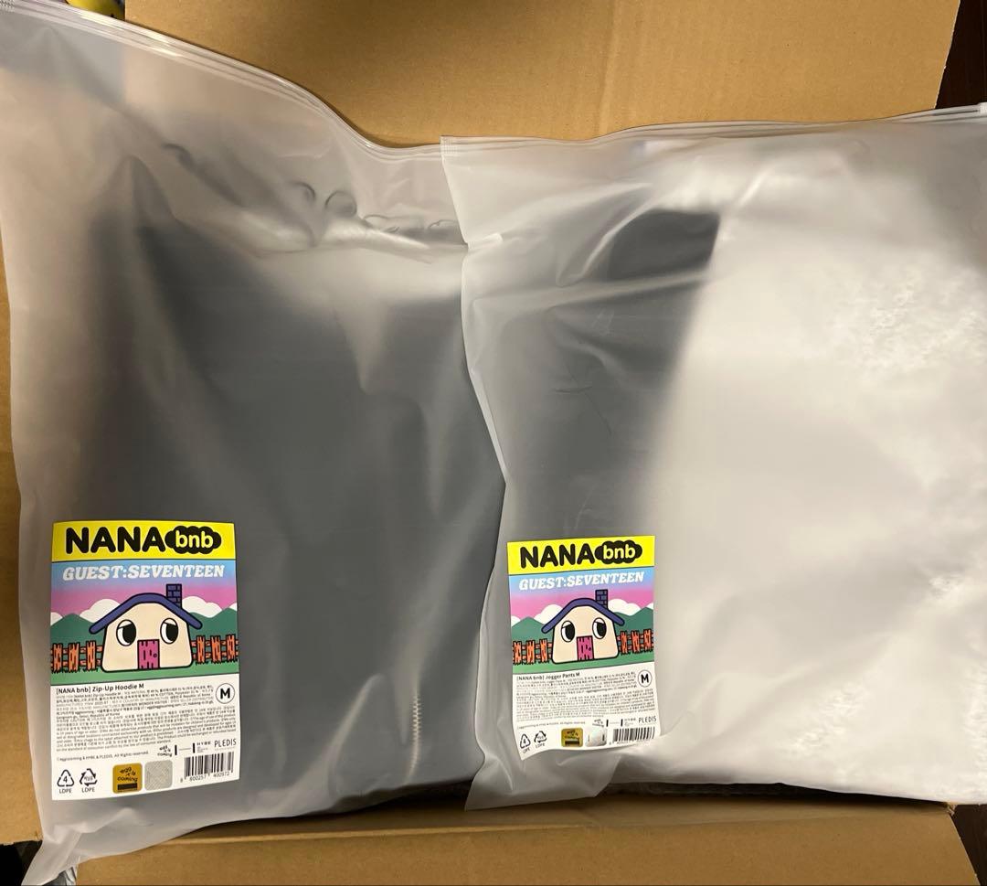 SEVENTEEN NANA bnb ナナ民泊 フーディー＆パンツM 上下セット
