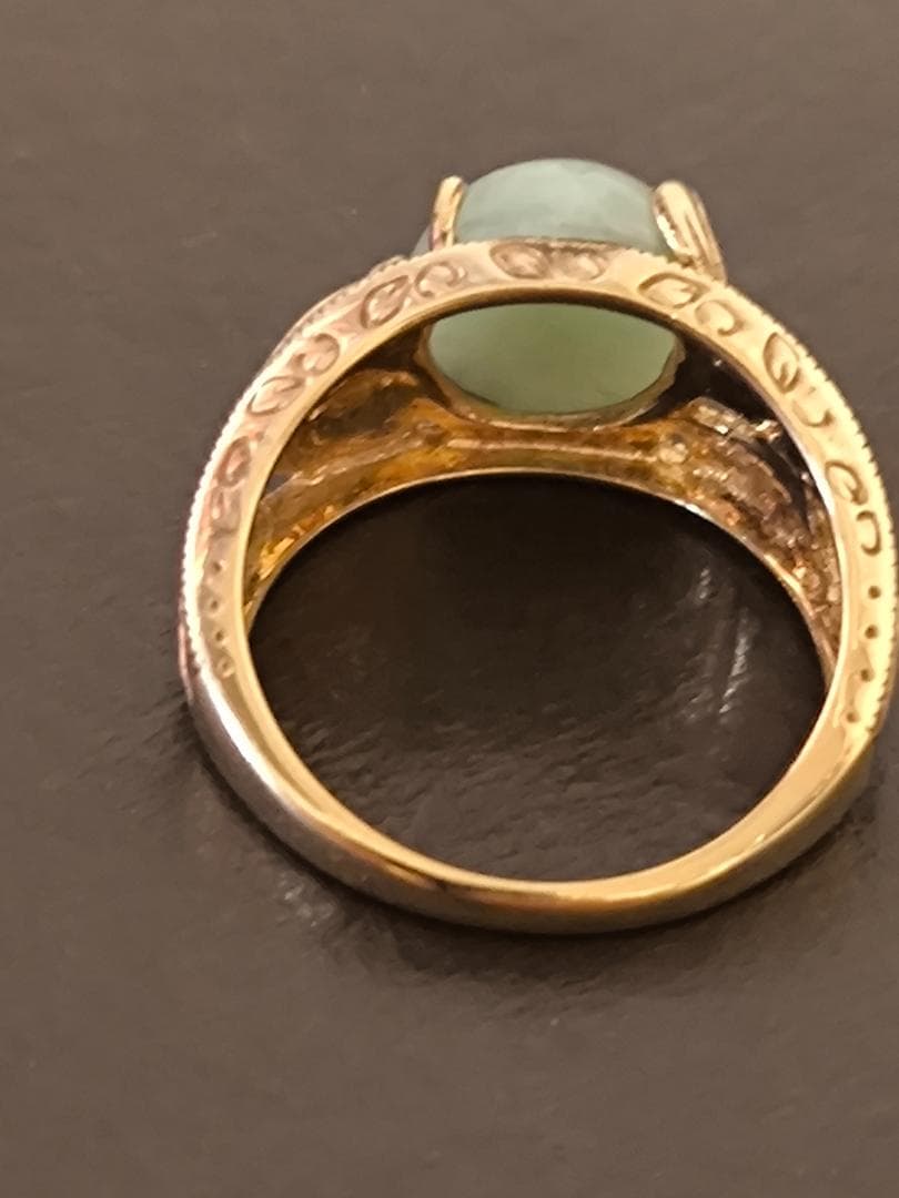 碌山 ROKUZAN ロクザン シルバー925 ヒスイ オパール　リング