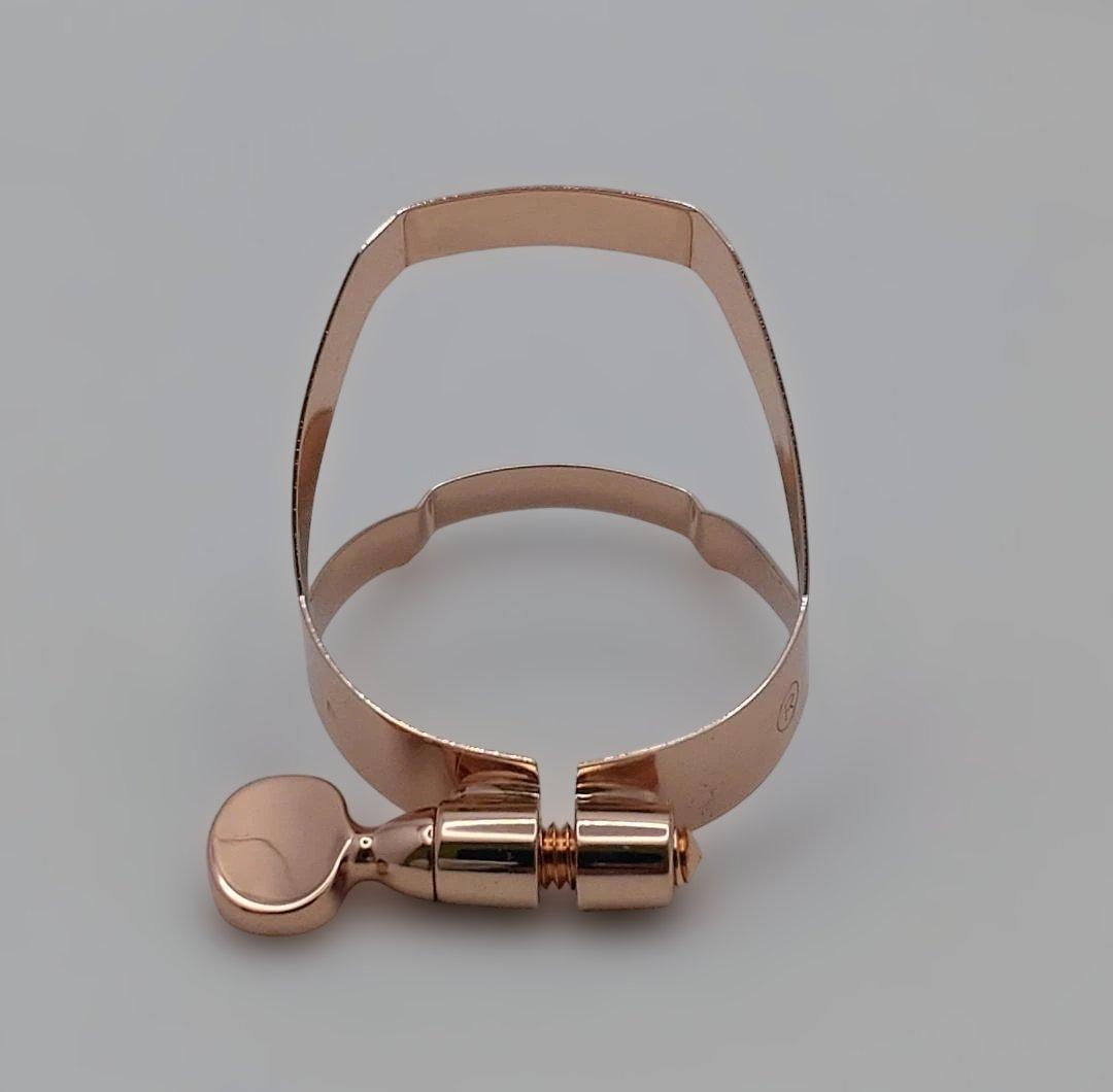 SELMER　バリトンサックス　リガチャー　ピンクゴールド