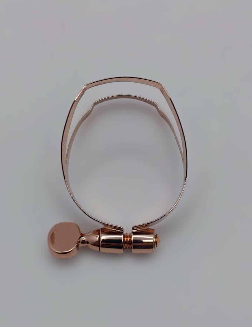 SELMER　バリトンサックス　リガチャー　ピンクゴールド