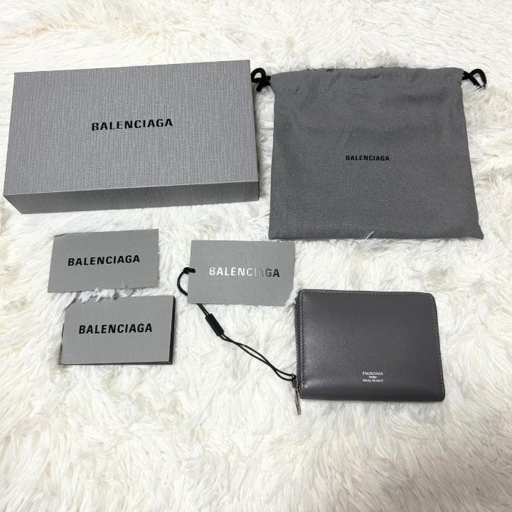 【タグ付き・未使用】BALENCIAGA バレンシアガ パース グレー