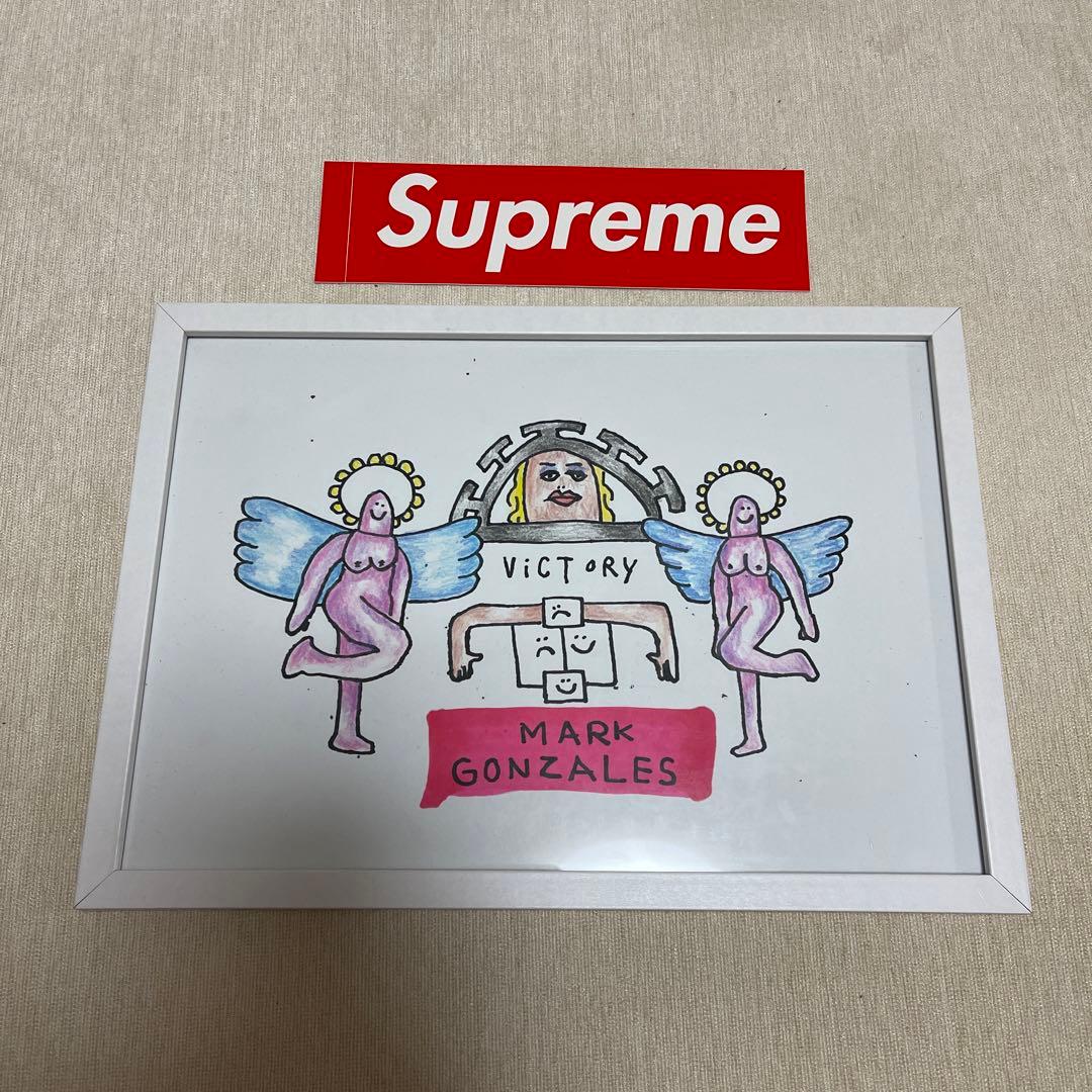 Mark Gonzales マークゴンザレス GONZ 原画 ATM 広告