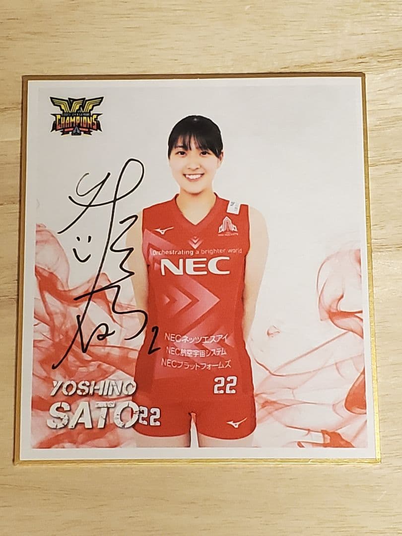 ジャージナンバー 2022 火の鳥NIPPON 石川真佑 直筆サインカード 火の