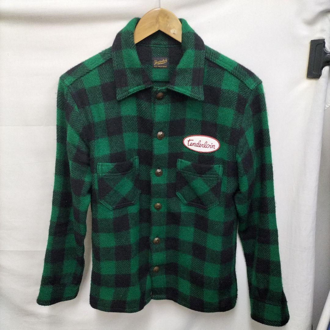 テンダーロイン 本店限定 バッファローチェックジャケット緑 - メルカリ