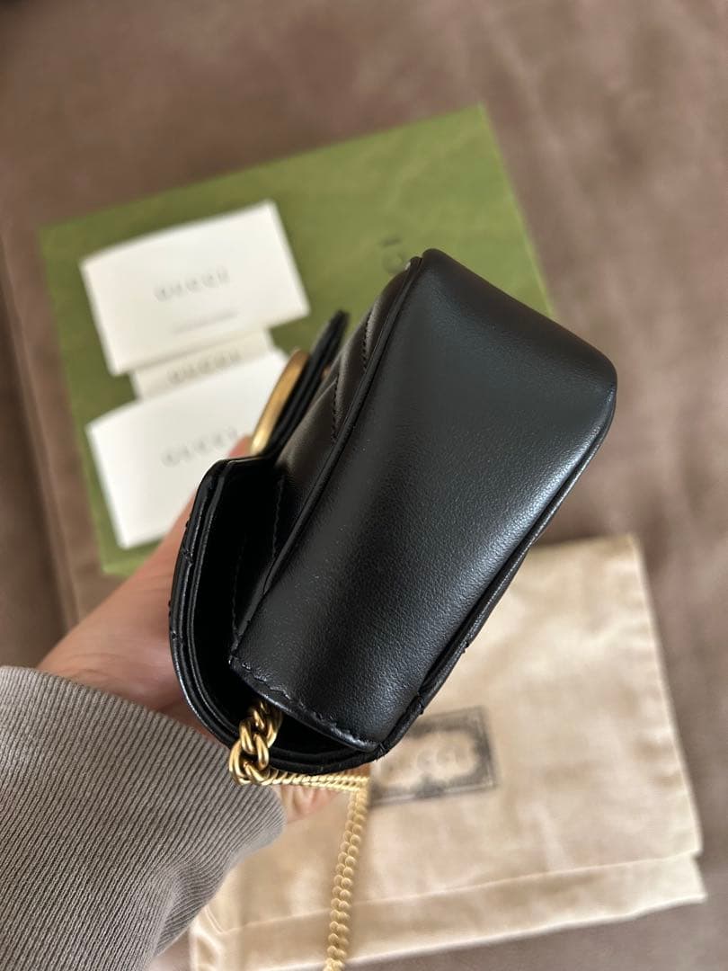 超美品　GUCCI マーモント スーパーミニバッグ すり替え防止対策済み