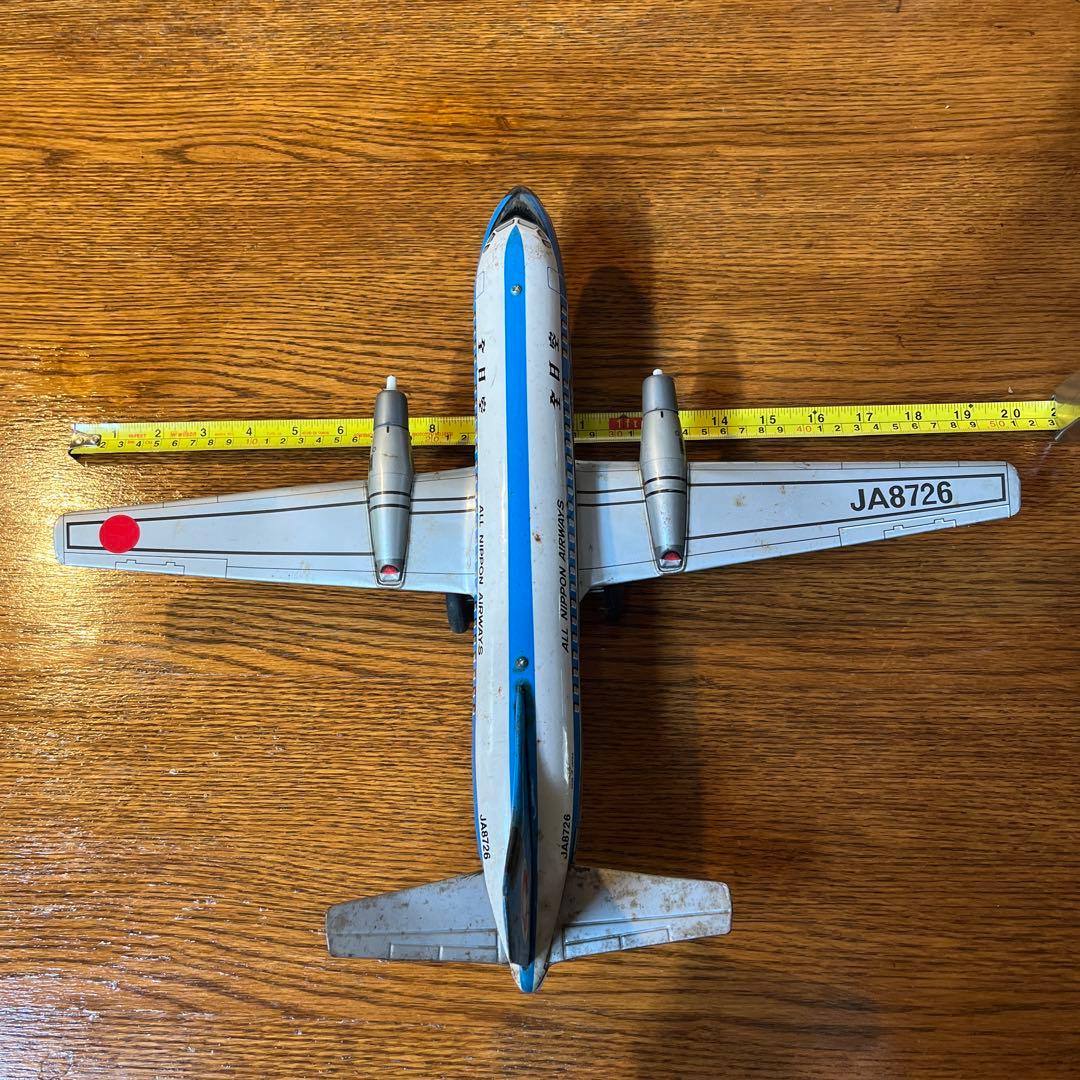 貴重 レア 全日空YS11 モヒカン ブリキの飛行機