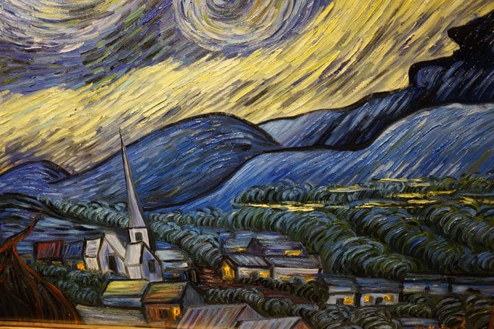 星月夜[中国のゴッホこと趙小勇作］ 割引