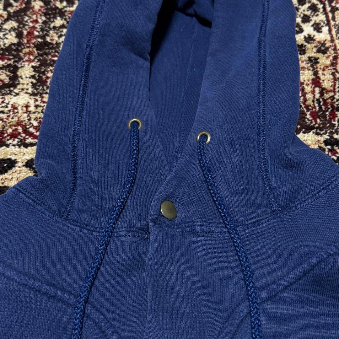 希少 90s russell athletic ラッセル フーディー XL 紺