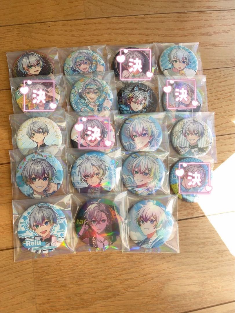 すたぽら Reluくん 缶バッジ セット キャラクターグッズ
