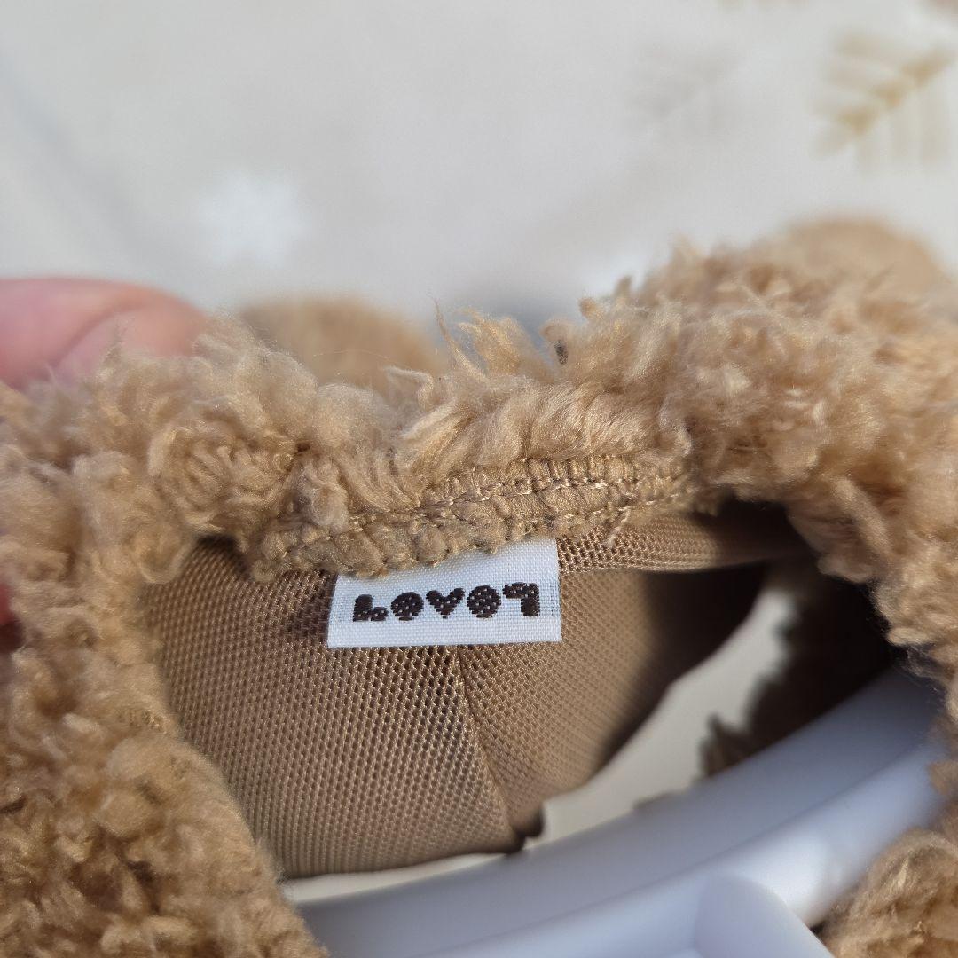 LOVOT公式服 プードルファーニット(キャメル)