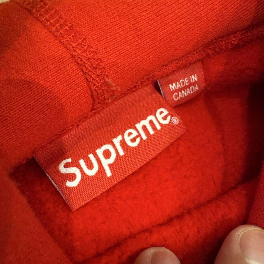 Supreme ボックスロゴレッド パーカー