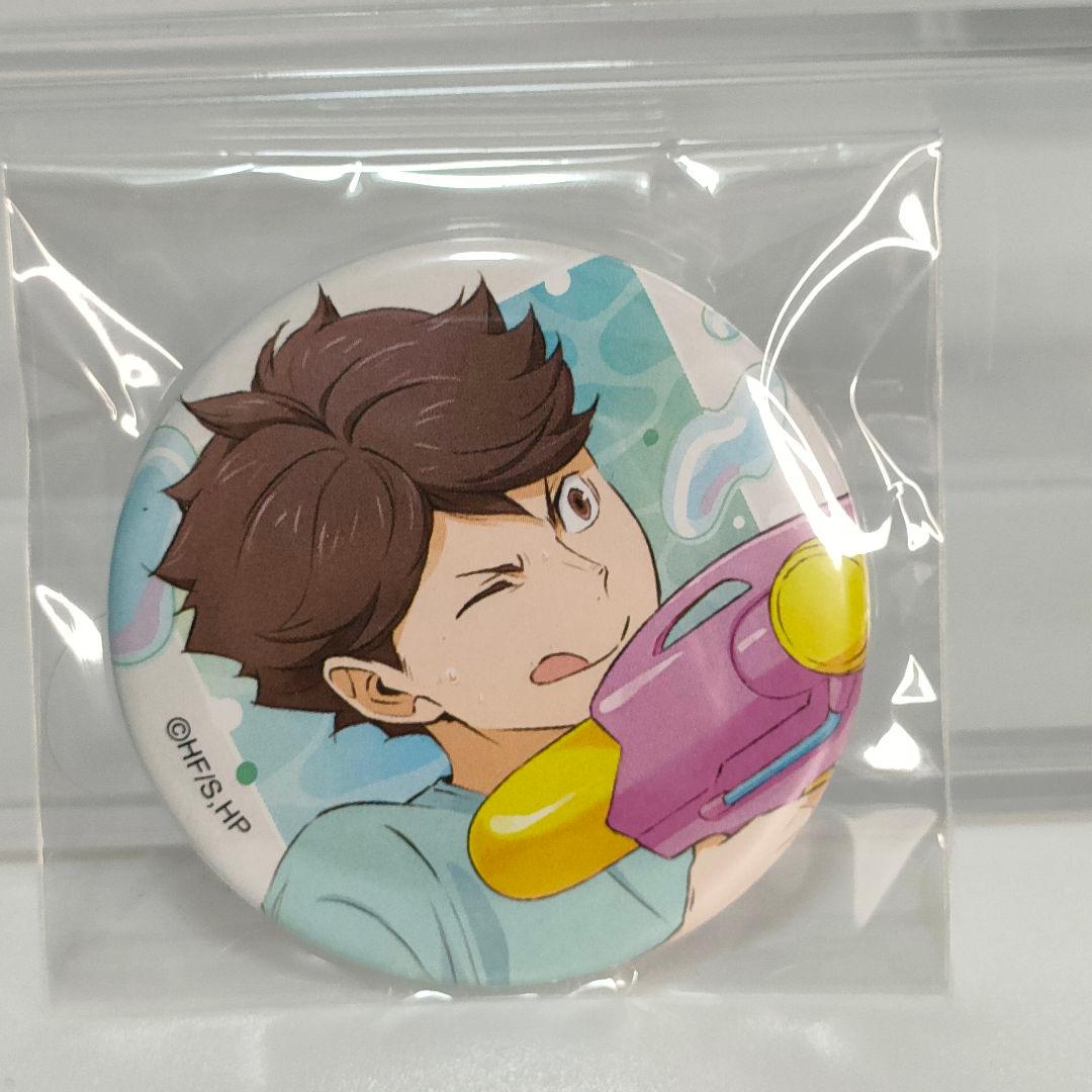 ハイキュー 及川徹 キャラバッジコレクション 水遊び 缶バッジ - メルカリ