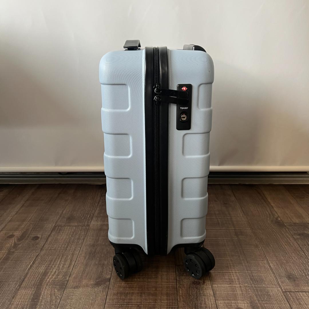 美品 無印 19リットル キャリーケース ライトブルー MUJI