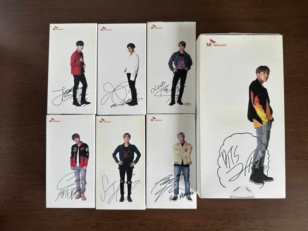 BTS SK telecom テレコム公式　フィギュア　7人