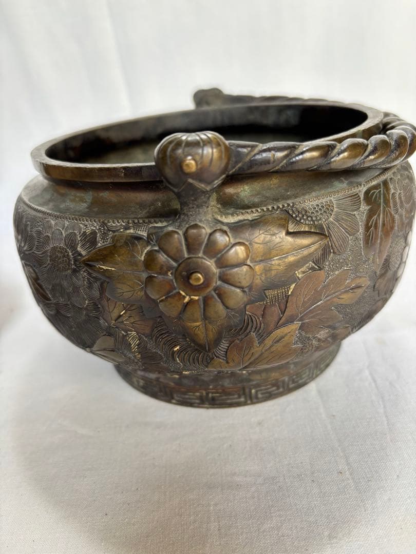 茶釜 火鉢 骨董品