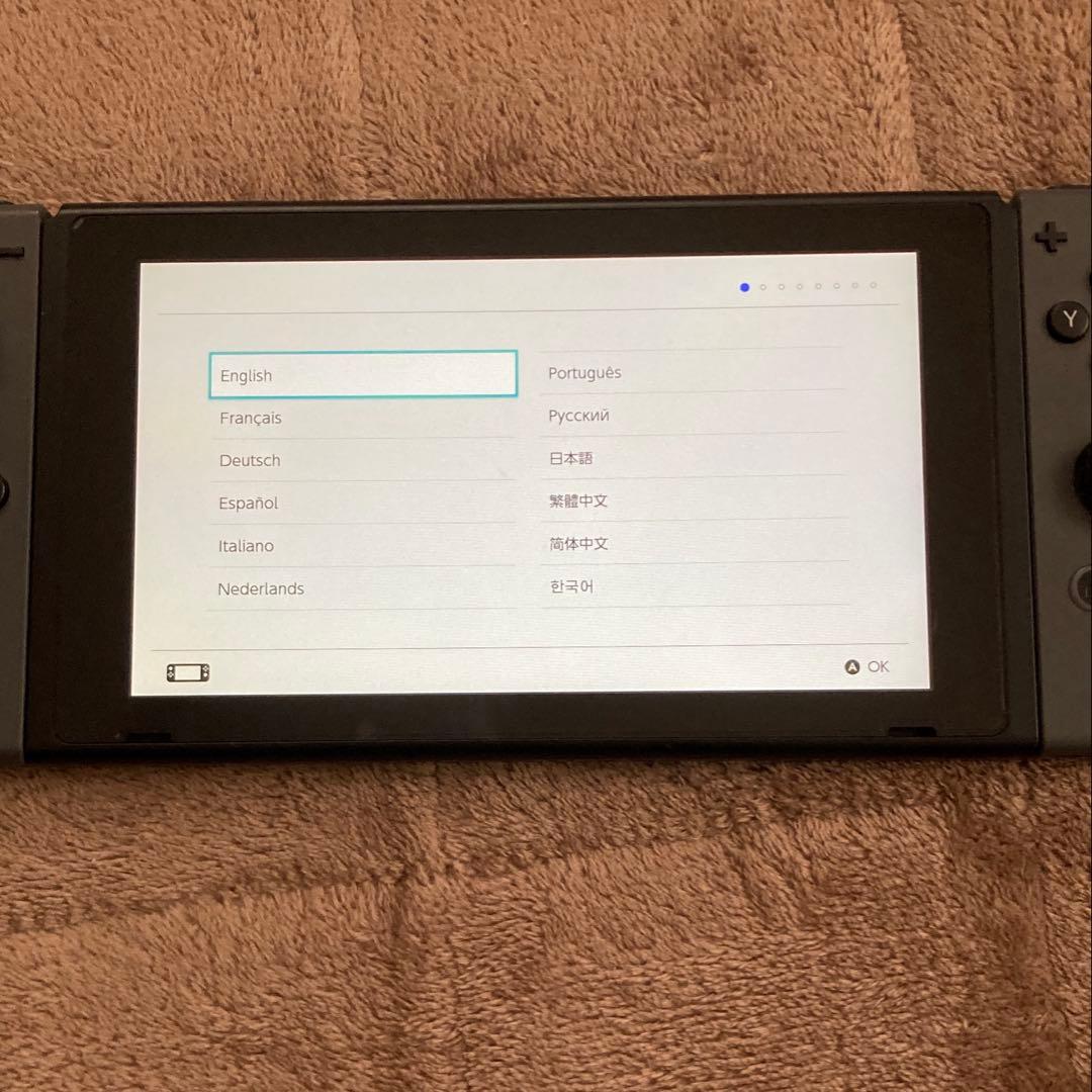 Nintendo Switch本体　初期型グレー