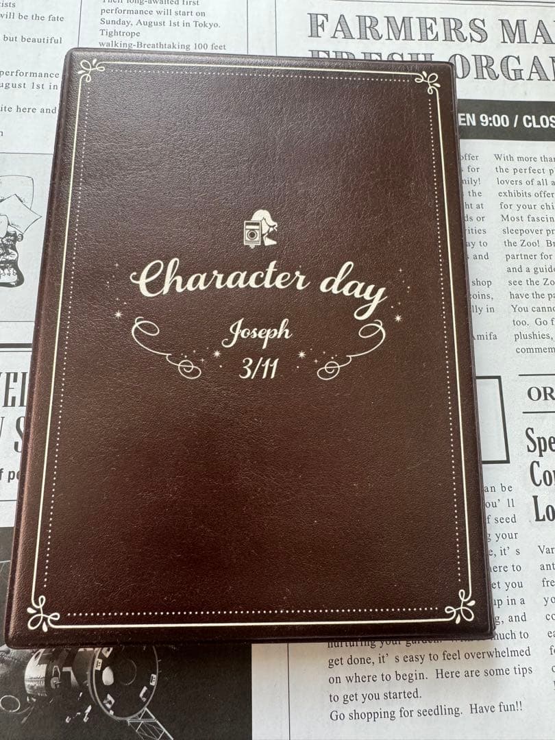 第五人格 バースデー 記念日 誕生日グッズセット 写真家 ジョゼフ Joseph