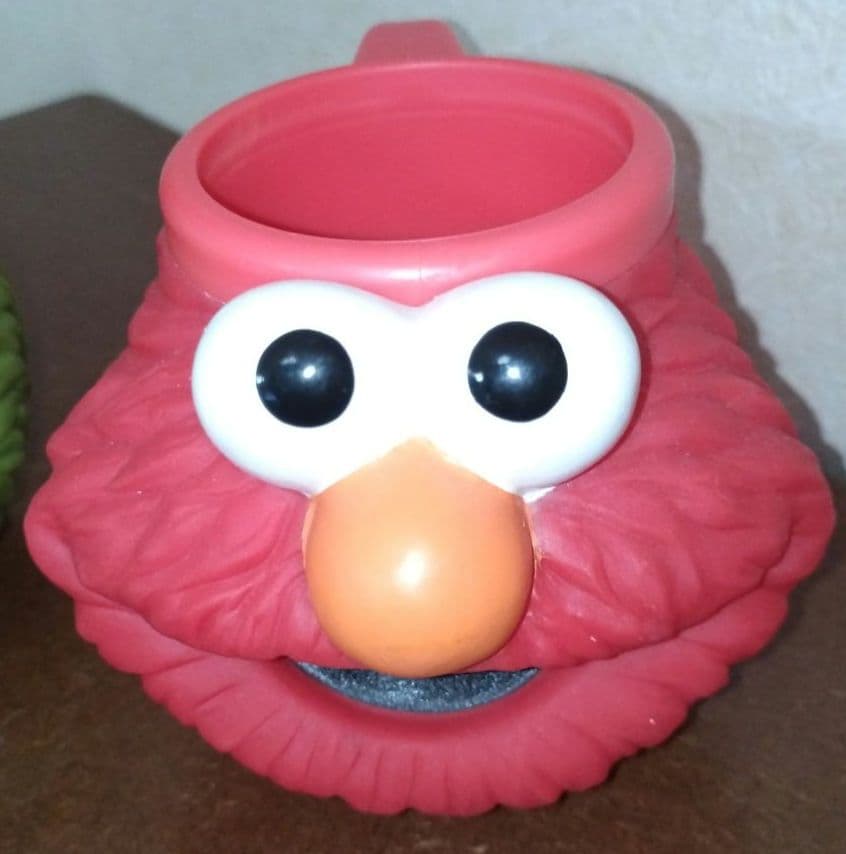 h*6様 セサミストリート 3Dフェイスマグカップ 6個セット