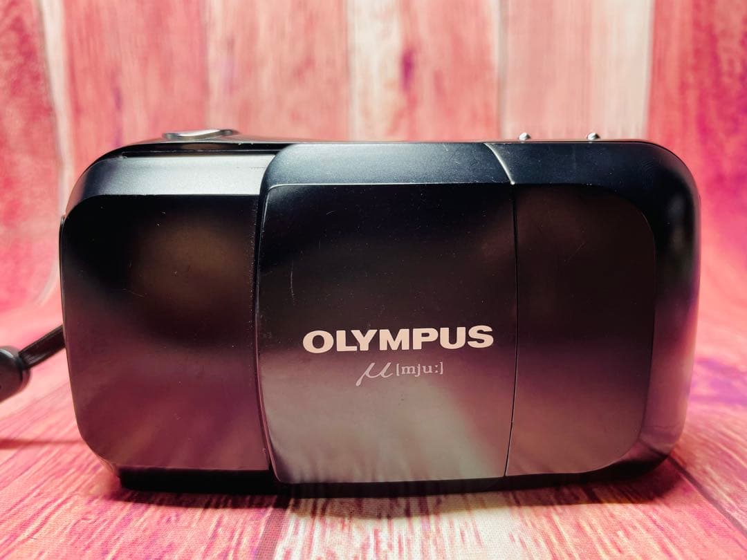 動作品】OLYMPUS 初代μ[mju:]ミュー オリンパス フィルムカメラ