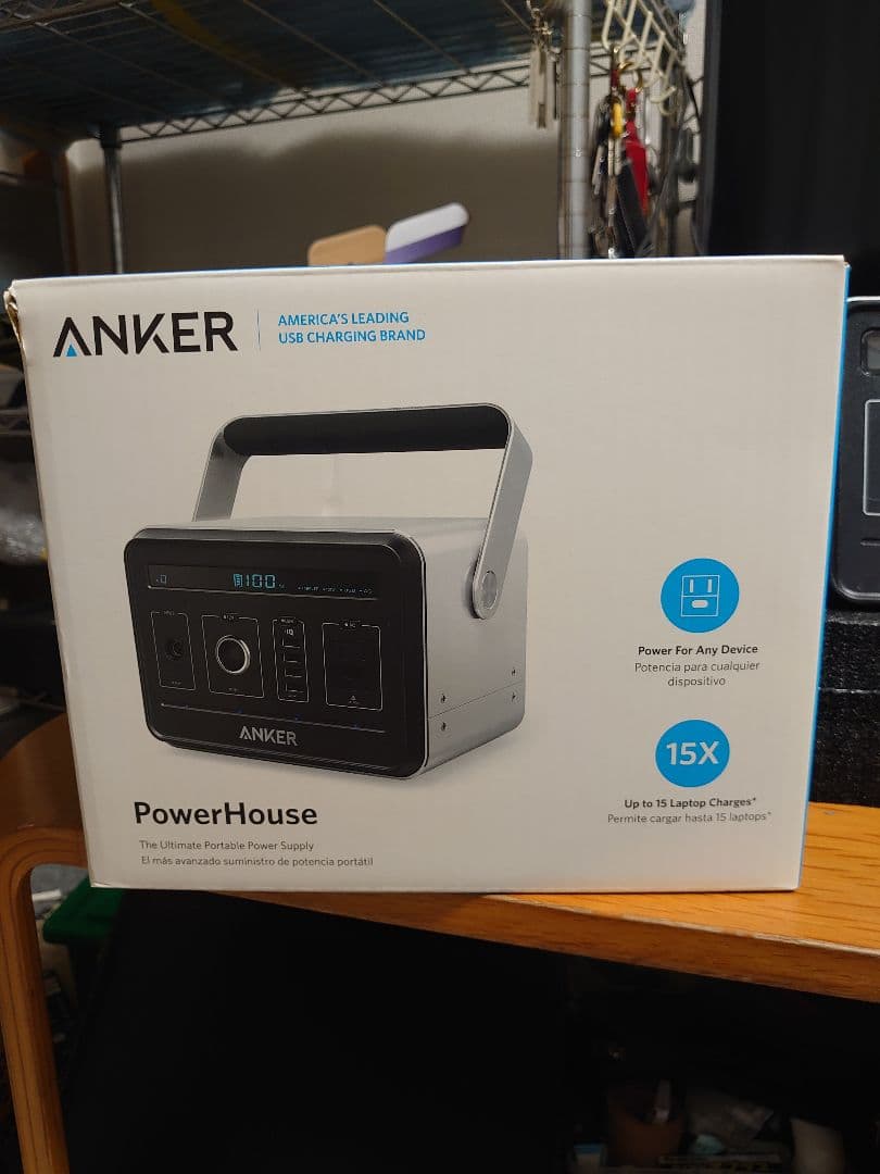 ANKER ポタ電 434 防災対策 アウトドア ポータブル DC 5V