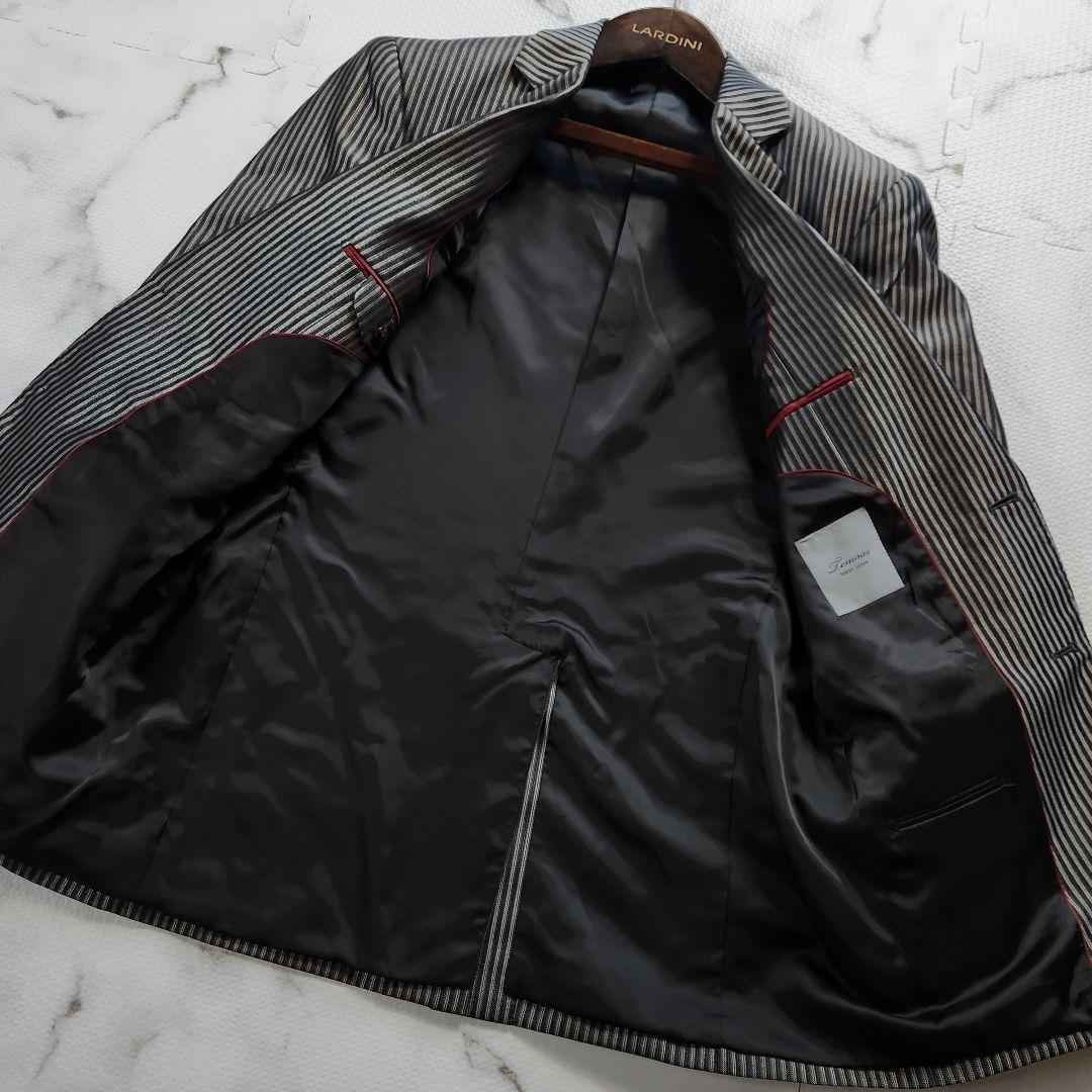 極美品✨XL！ Tenoras スーツ 3ピース ストライプ 光沢感◎ - メルカリ