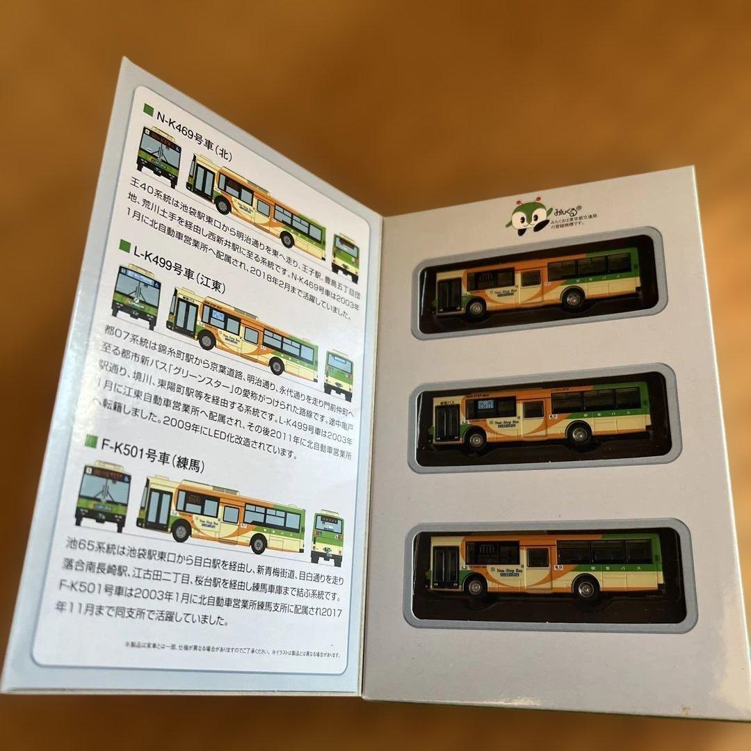 ザ•バスコレクション 都営バス富士重工業新7E 3台セット