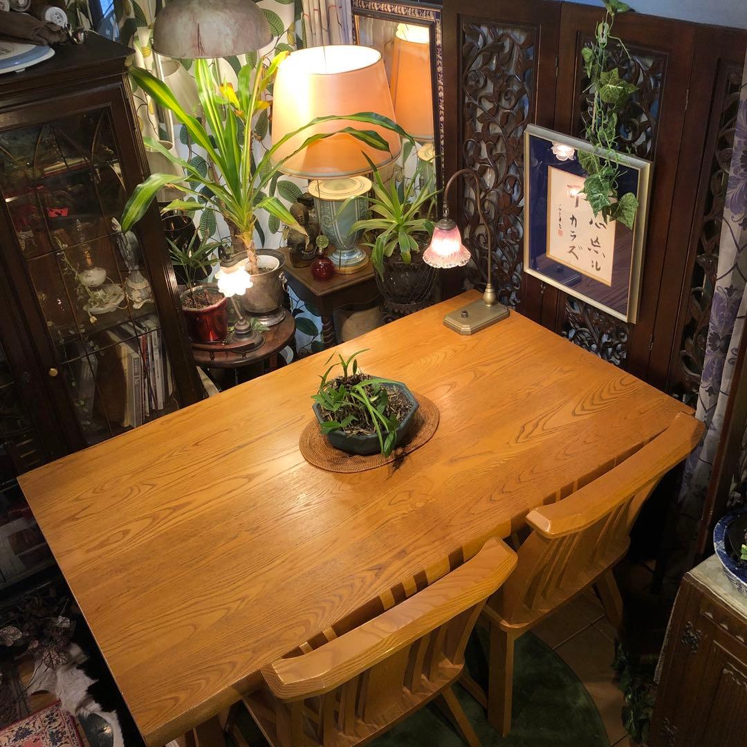 みーこ 　天板のみ　Sale JPN 和風　オーク無垢　ダイニングテーブル