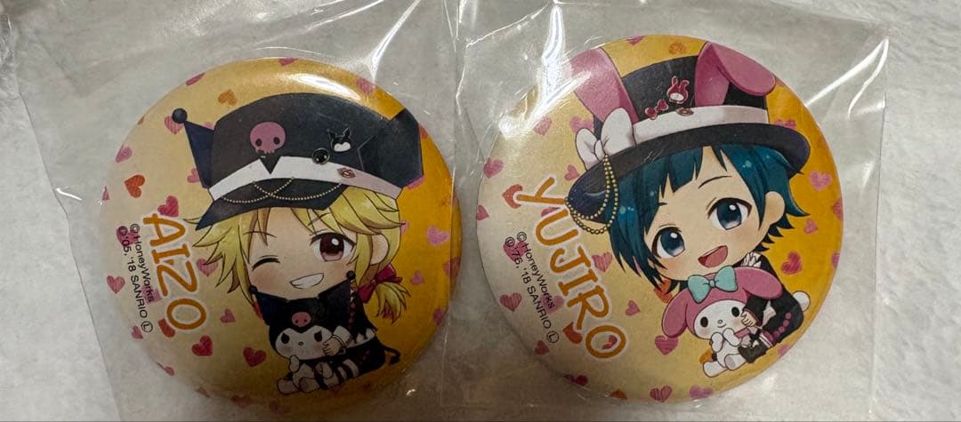 HoneyWorks LIP×LIP サンリオコラボ 缶バ 染谷勇次郎 柴崎愛蔵 - メルカリ