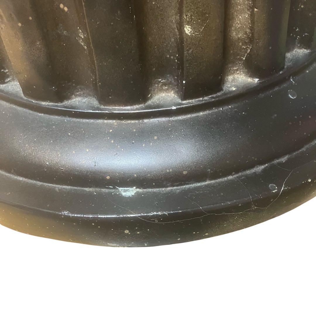 古代イオニア式 ガラス天板テーブル 特徴的な柱デザイン ロココ調