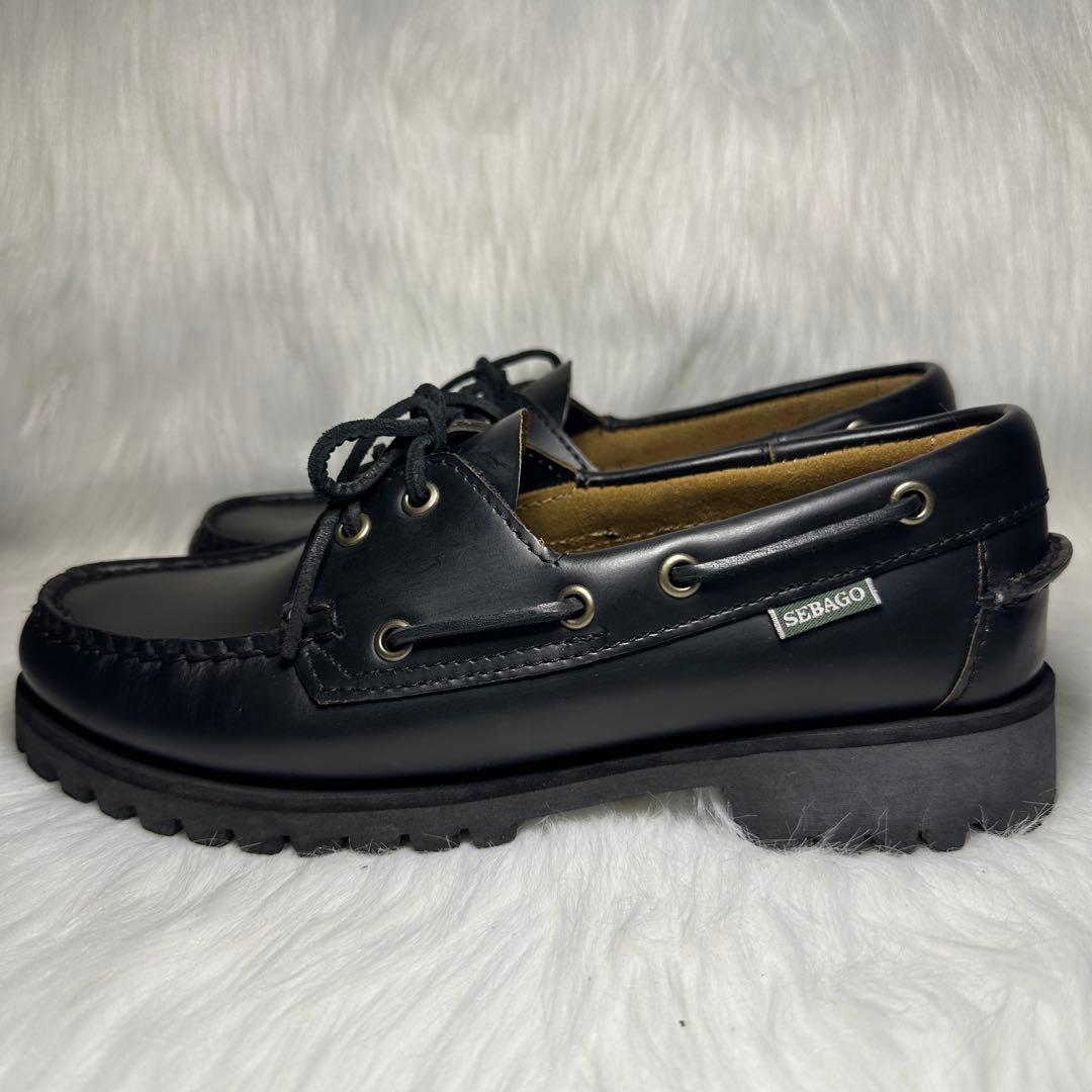 極美品✨SEBAGO セバゴ デッキシューズ 924 ブラック 6サイズ レザー