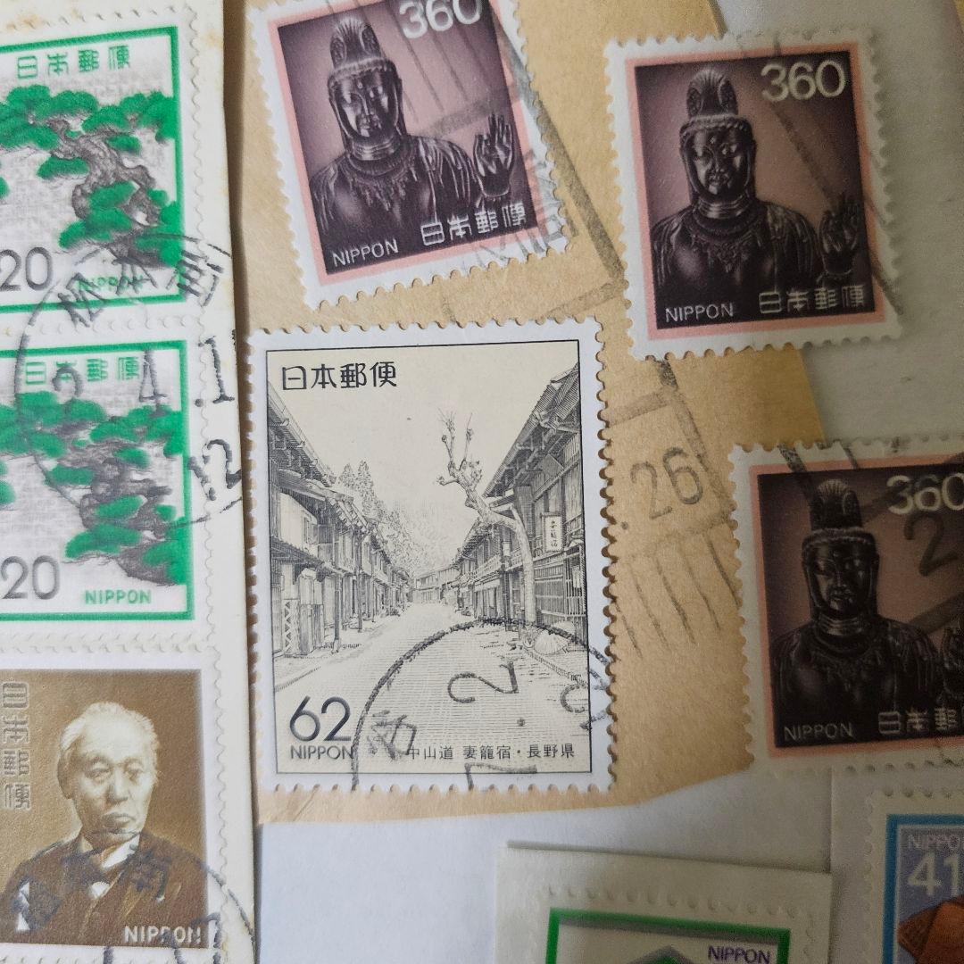使用済切手コレクション 多数 - メルカリ