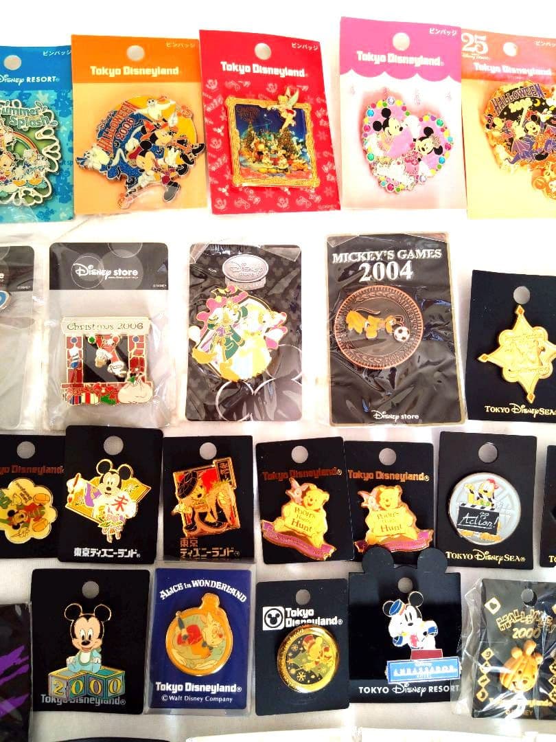 ディズニーピンバッジ 98個 未使用保管品
