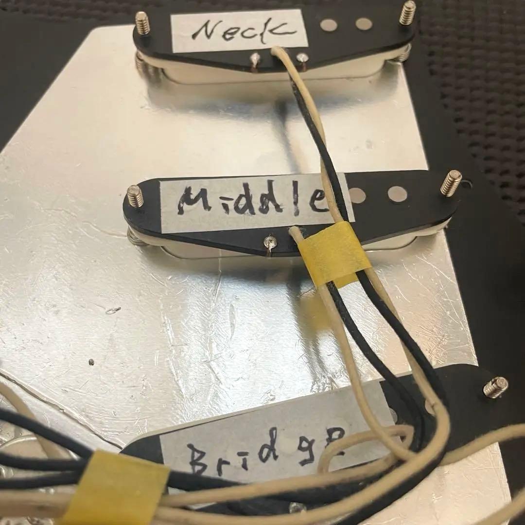 アップグレード ストラト　アルニコ3 ピックアップ　サーキット　アッセンブリー